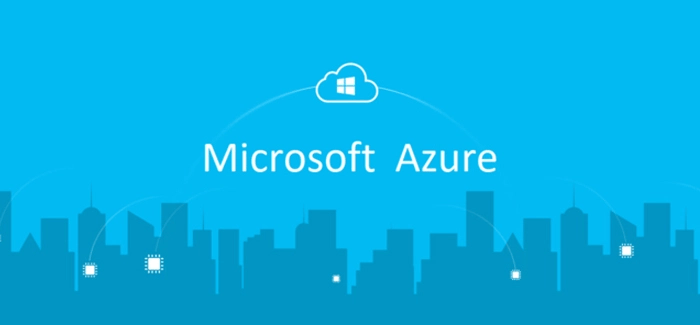 The image displays "Microsoft Azure" and illustrates Azure Training at Aimore.